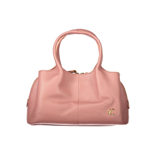 Coccinelle Pink Leather Women's Top-Handle Bag