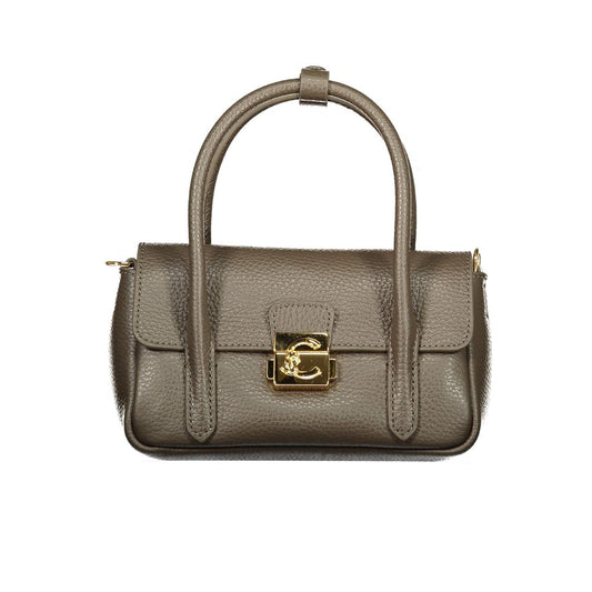 Bolso de mano Coccinelle de cuero marrón