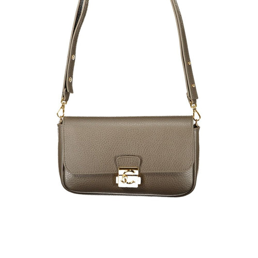 Bolso de mano Coccinelle de cuero marrón