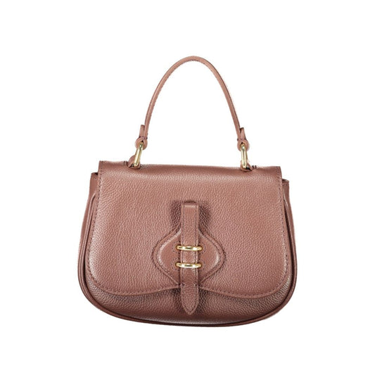 Bolso de mano Coccinelle de cuero marrón
