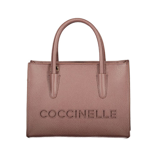 Coccinelle Brown Leather Women's Zip Top-Handle Bag - Ref CO-48273