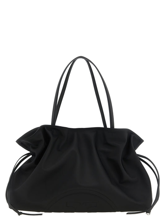 Tory Burch Black Polyamide Women's Snap Shoulder Bag