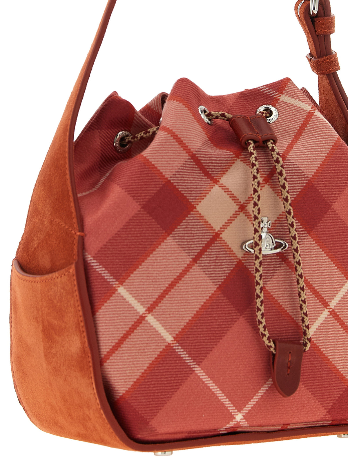 Bolso de hombro Vivienne Westwood de lana multicolor