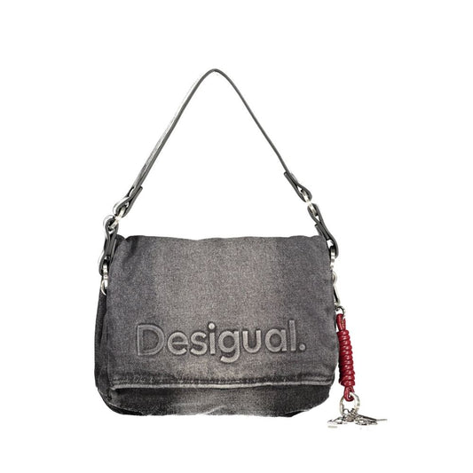 Bolso de mujer Desigual de algodón negro