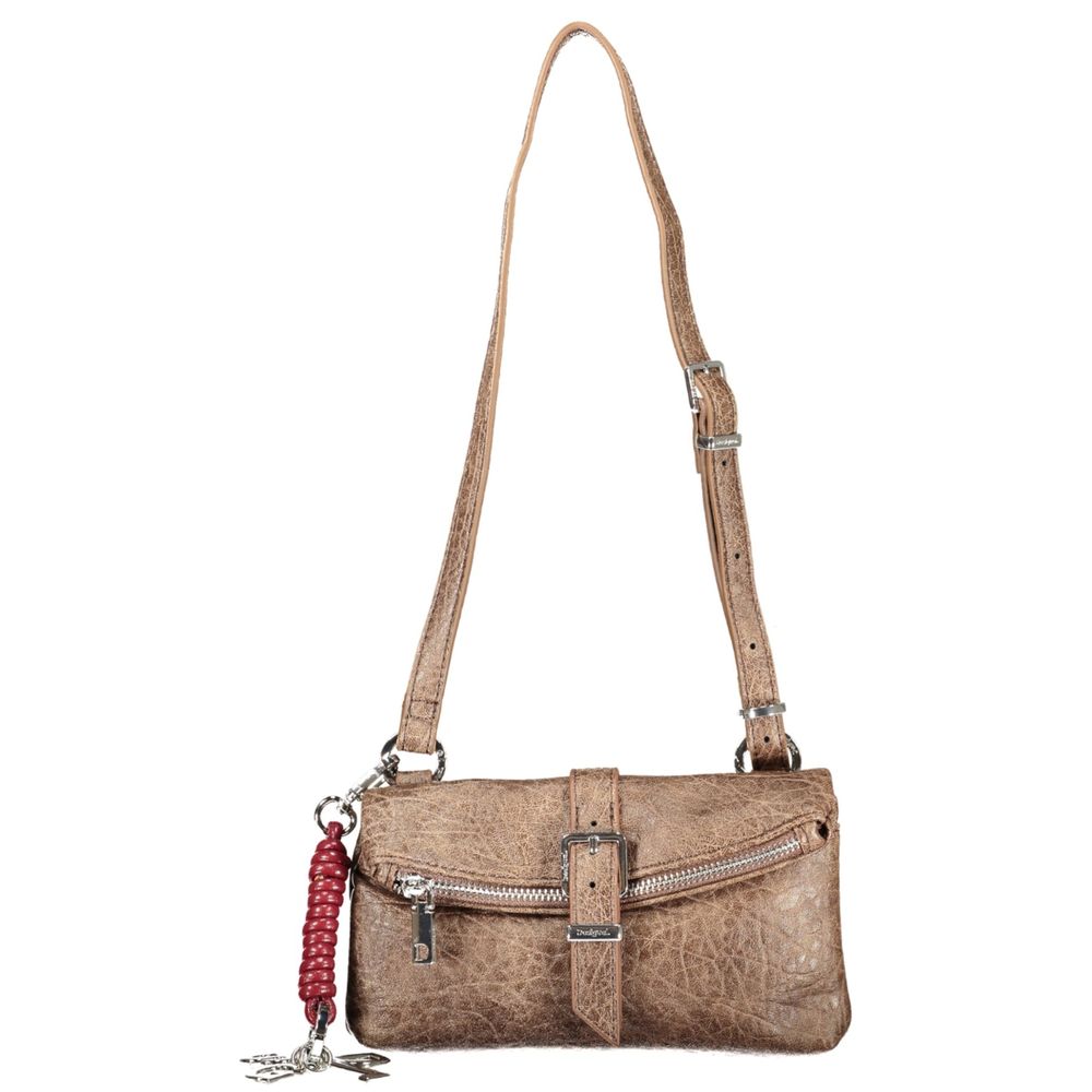 Bolso de mujer Desigual de poliuretano marrón