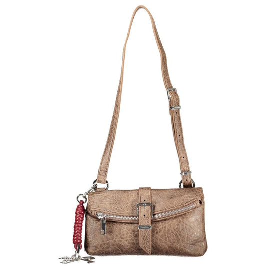 Bolso de mujer Desigual de poliuretano marrón