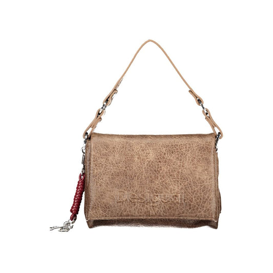 Bolso de mujer Desigual de poliuretano marrón