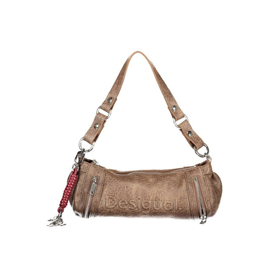 Bolso de mujer Desigual de poliuretano marrón