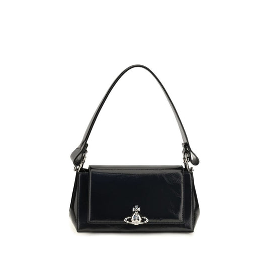 Bolso de Hombro Vivienne Westwood de Piel de Becerro Negra Bos Taurus