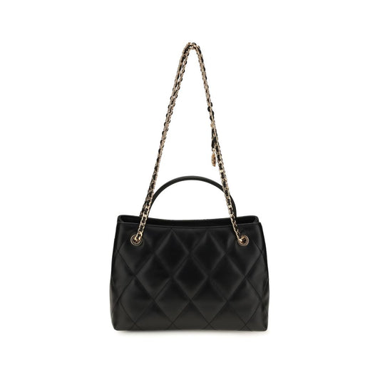 Bolso de hombro Tory Burch Bos Taurus de piel de becerro negra