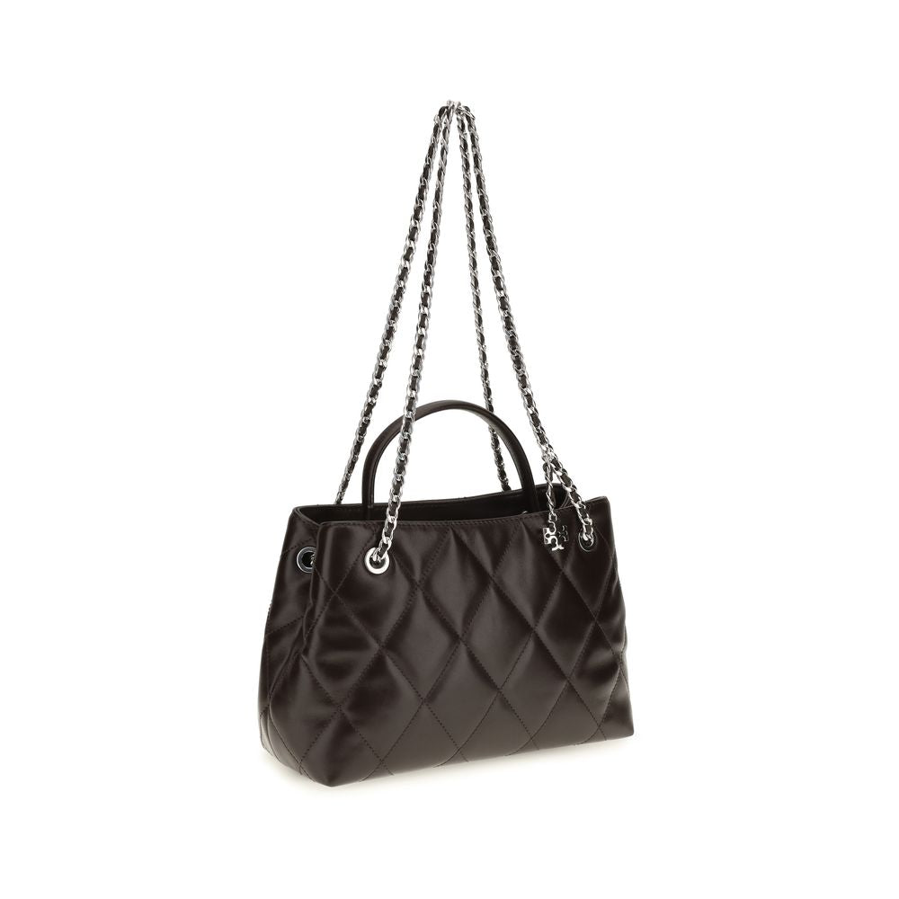 Bolso de Hombro Tory Burch de Piel de Becerro Marrón Bos Taurus