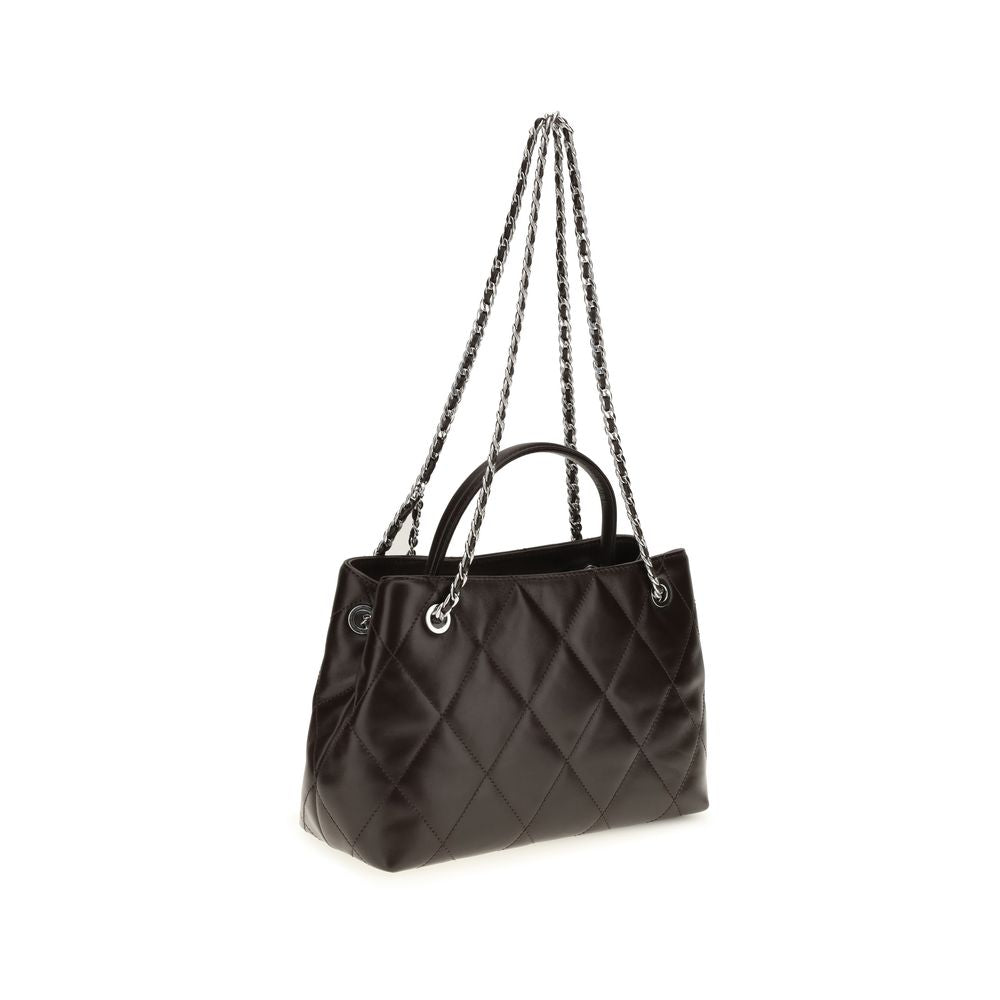 Bolso de Hombro Tory Burch de Piel de Becerro Marrón Bos Taurus