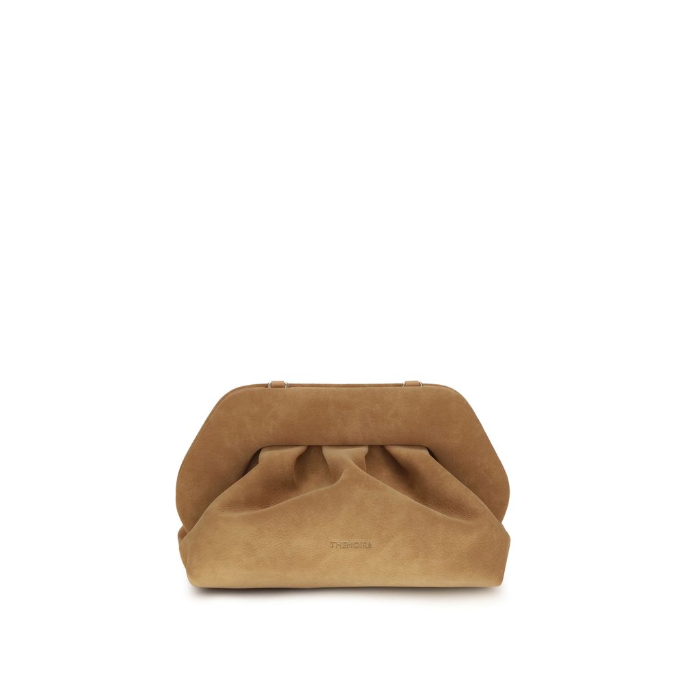 Bolso de mano THEMOIRè de piel nobuk beige