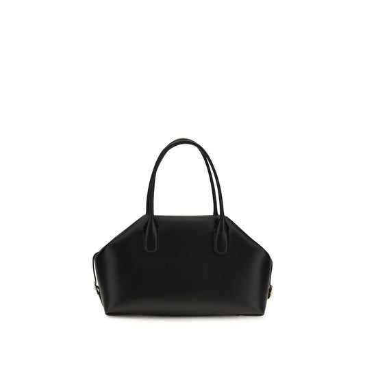 Bolso de mano THEMOIRè de piel vegana negra