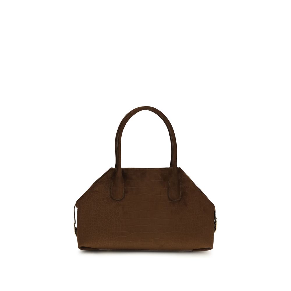 Bolso de mano THEMOIRè de ante marrón