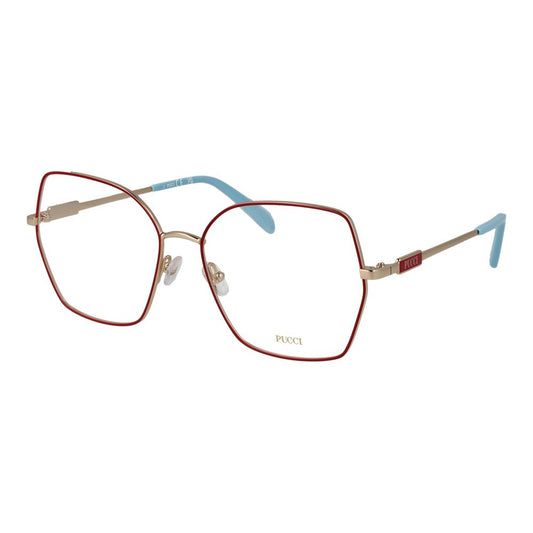 Gafas (monturas) de metal rojas Emilio Pucci