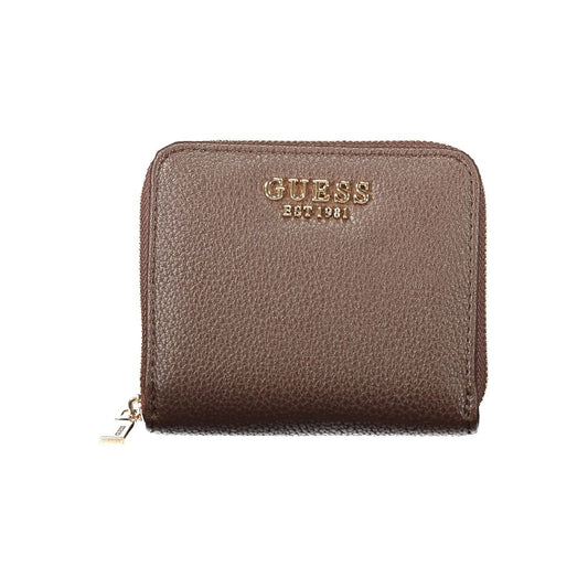 Cartera Guess de poliuretano marrón para mujer