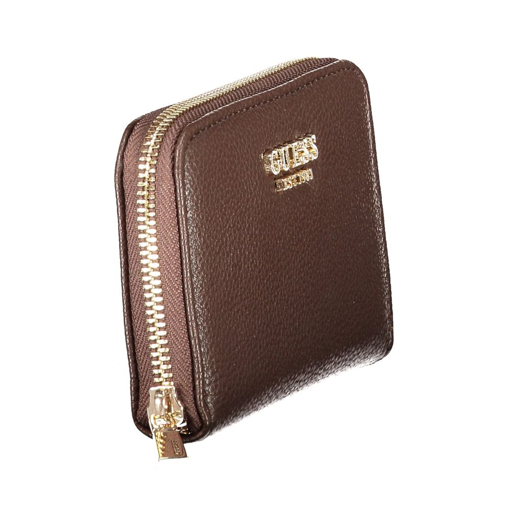 Cartera Guess para mujer de poliuretano marrón