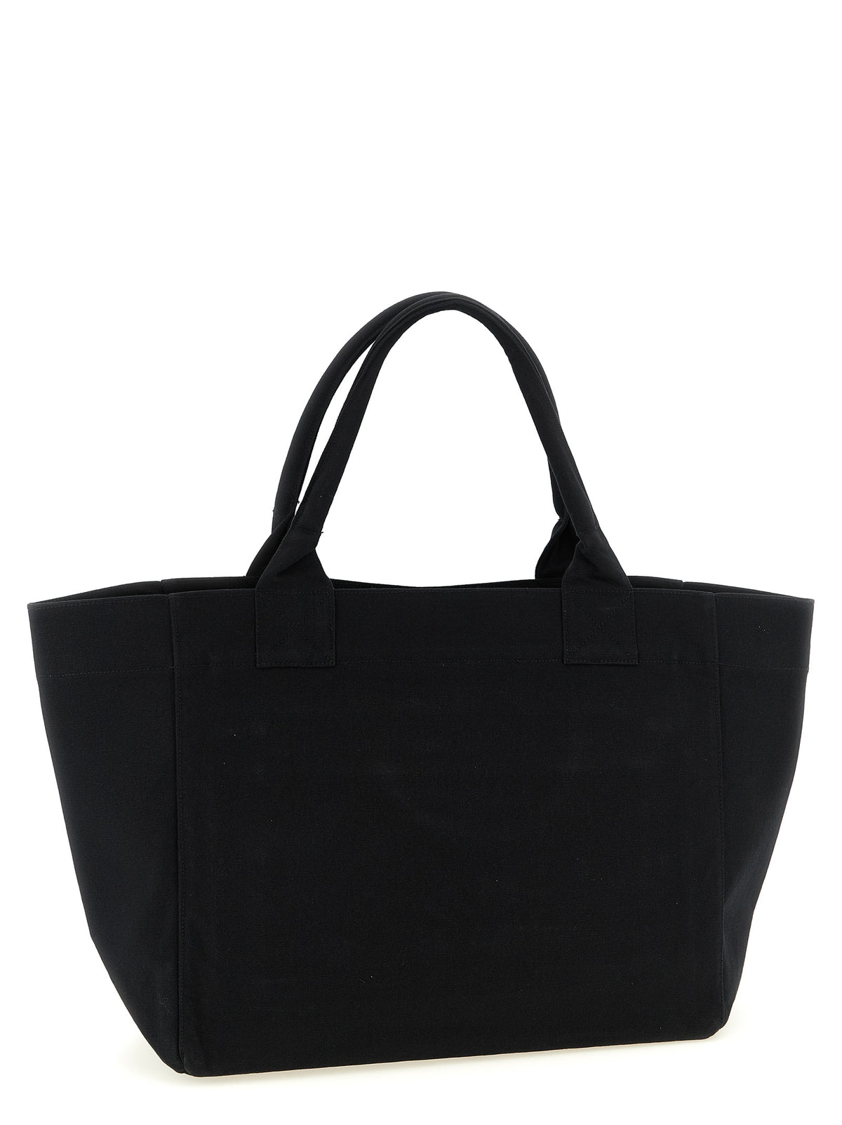 Ganni Black Recycled Cotton Tote Women's Tote Bag - Ref GA327963BM