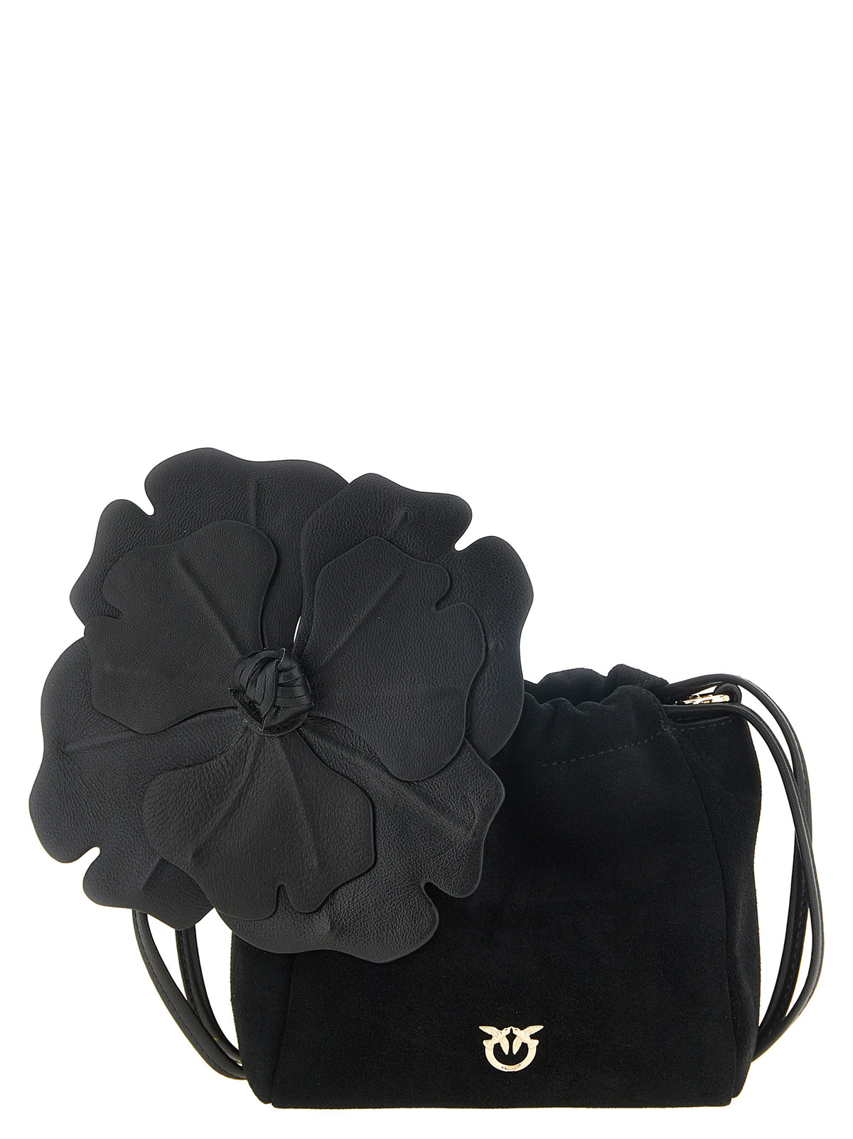 Bolso de mano PINKO de piel de cordero morado