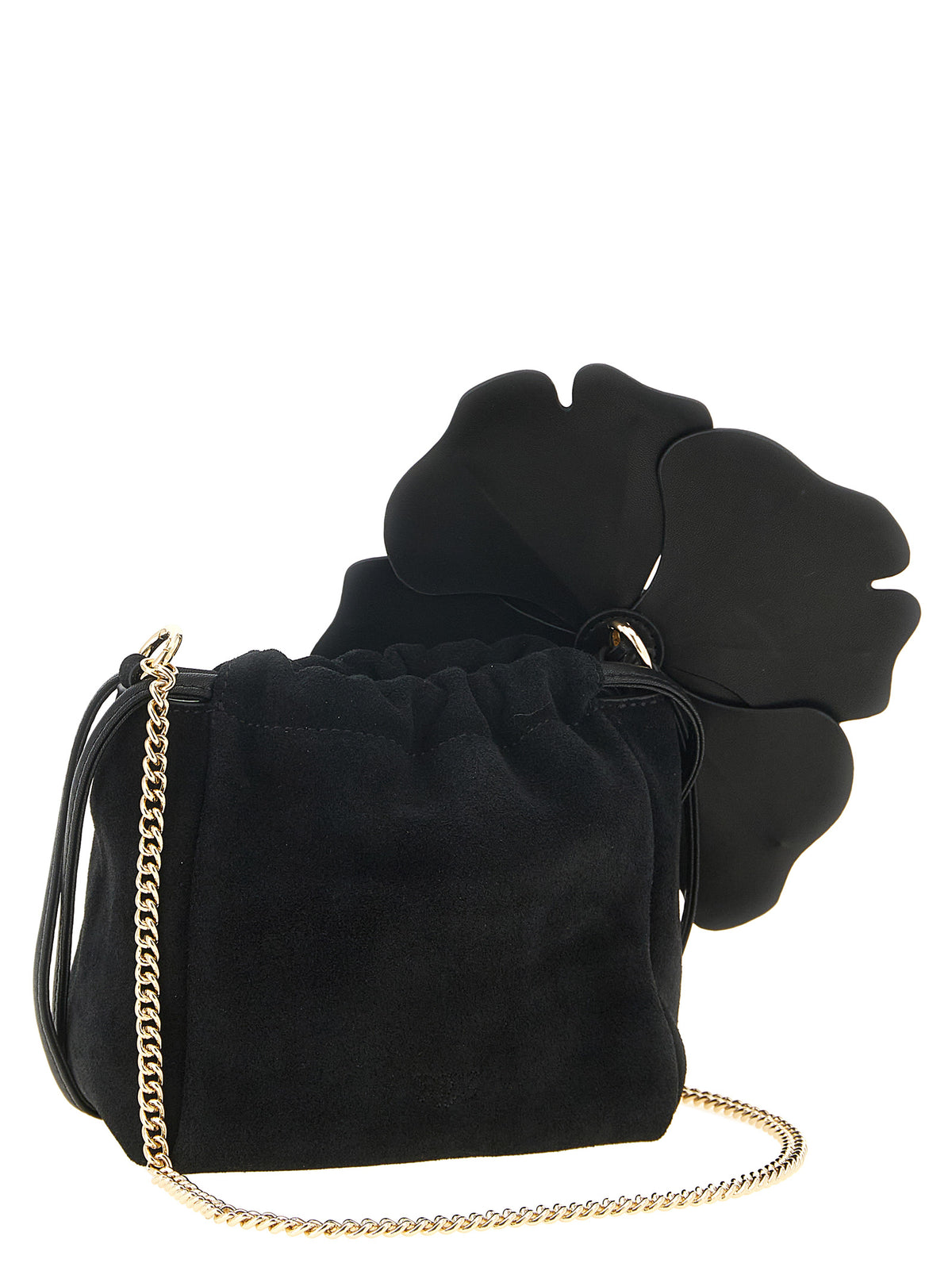 Bolso de mano PINKO de piel de cordero morado