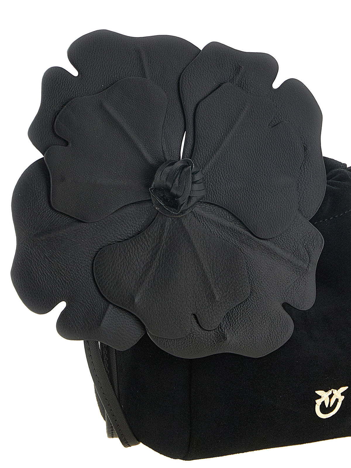 Bolso de mano PINKO de piel de cordero morado