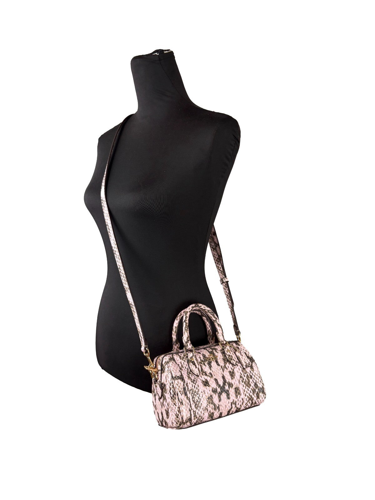 COACH Mini Rowan Snake Skin Crossbody Bag