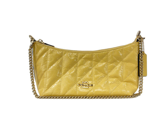 COACH Caitlin Glazed Leather Shoulder Bag