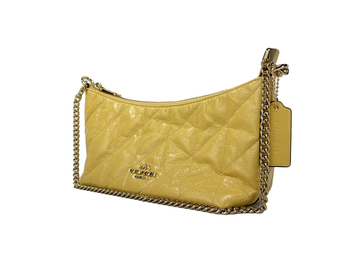 COACH Caitlin Glazed Leather Shoulder Bag