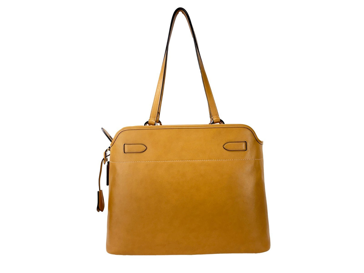 COACH Easton Brown Leather Tote Bag