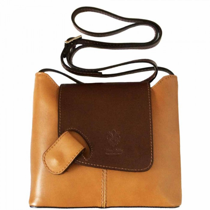 Marta Leather Shoulder Bag - Tan