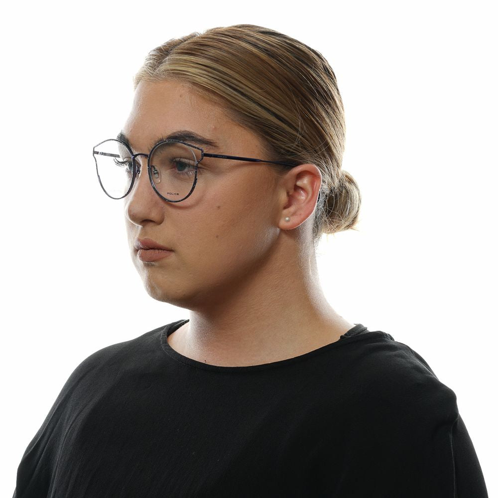 Police Blue Metal & Plastic Glasses (Frames)