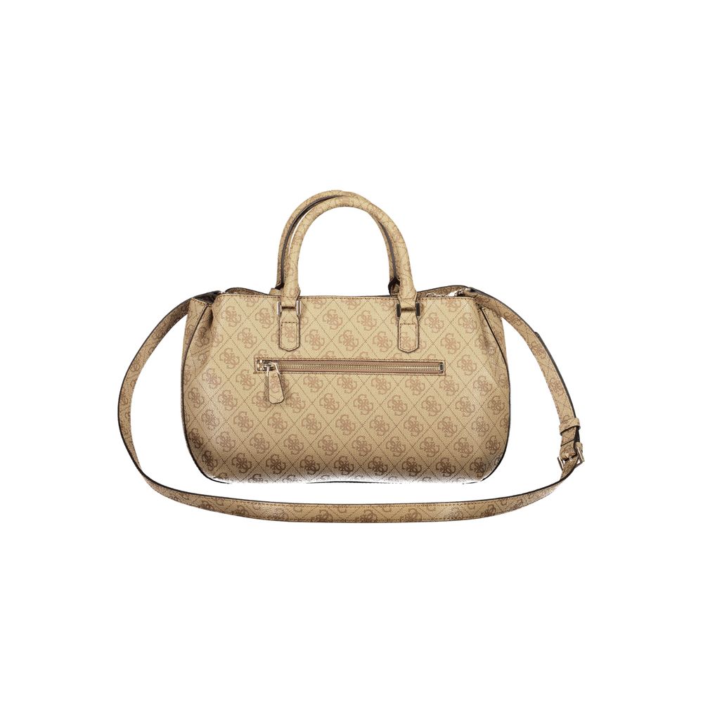 Guess Jeans Beige Polyurethane Women Handbag
