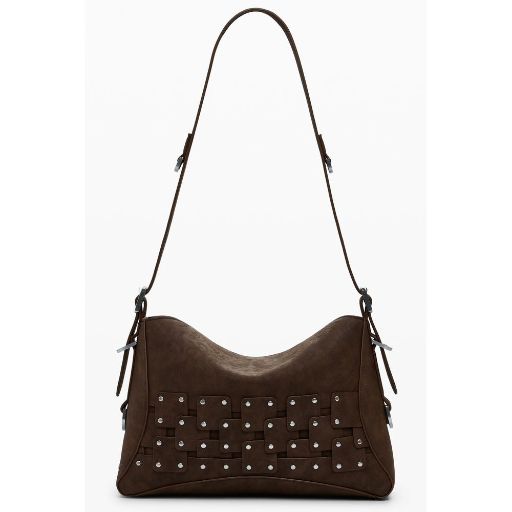 Desigual Marrone Poliuretano Women Handbag