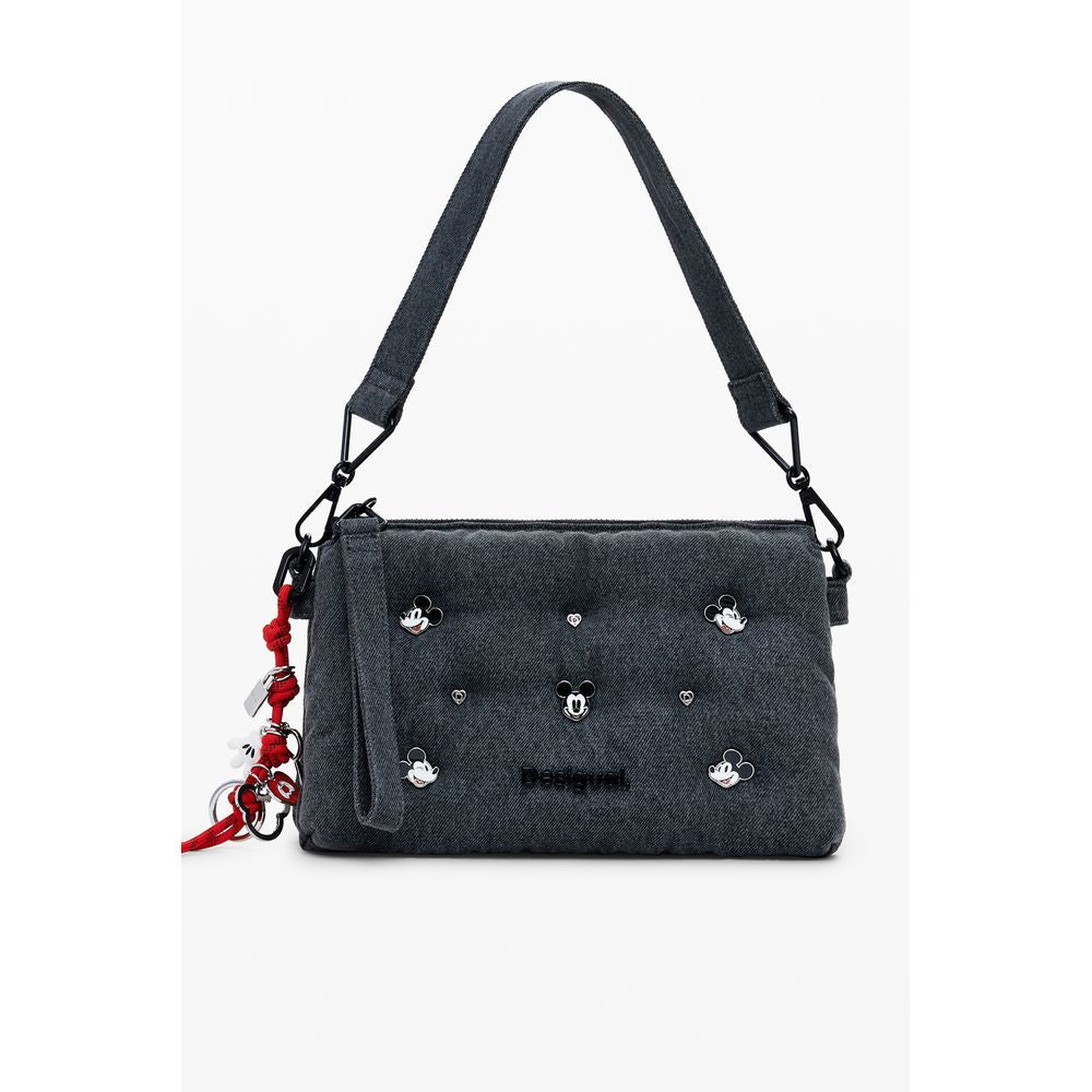 Desigual Grigio Polyester Women Handbag