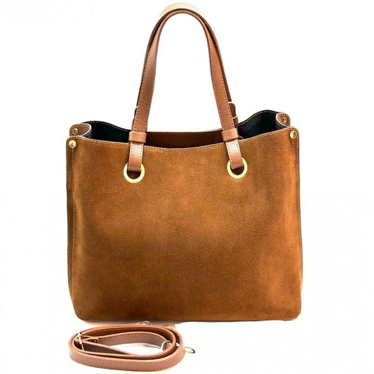 Aurelia Leather Tote Bag - Tan