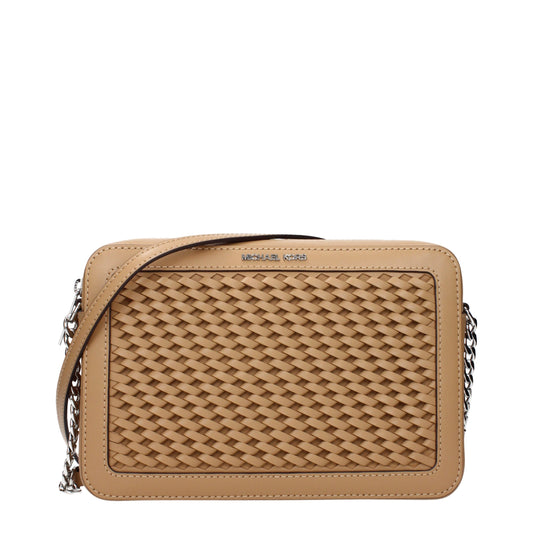 Michael Kors Brown Leather Crossbody Bag